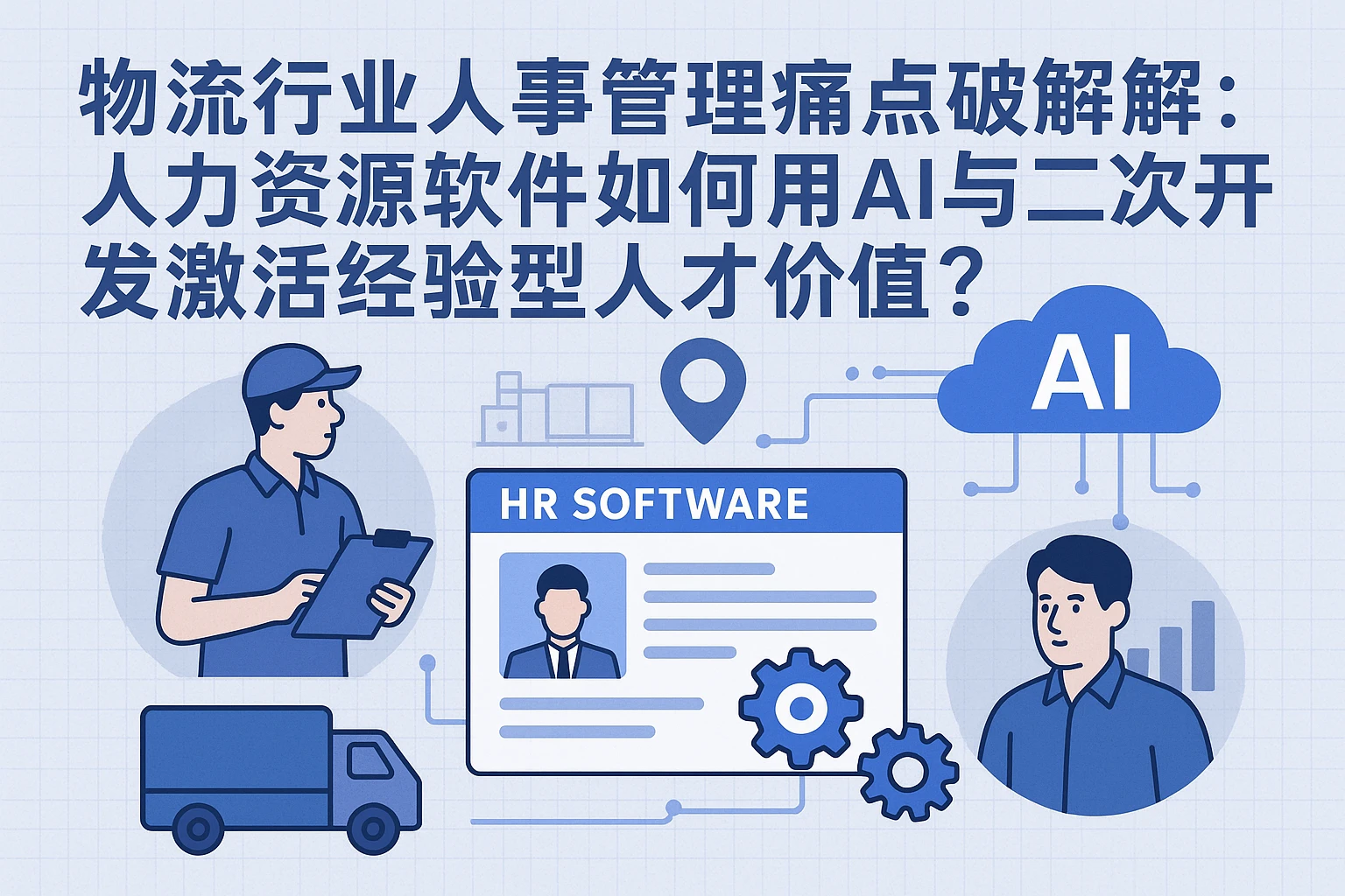物流行业人事管理痛点破解：人力资源软件如何用AI与二次开发激活经验型人才价值？