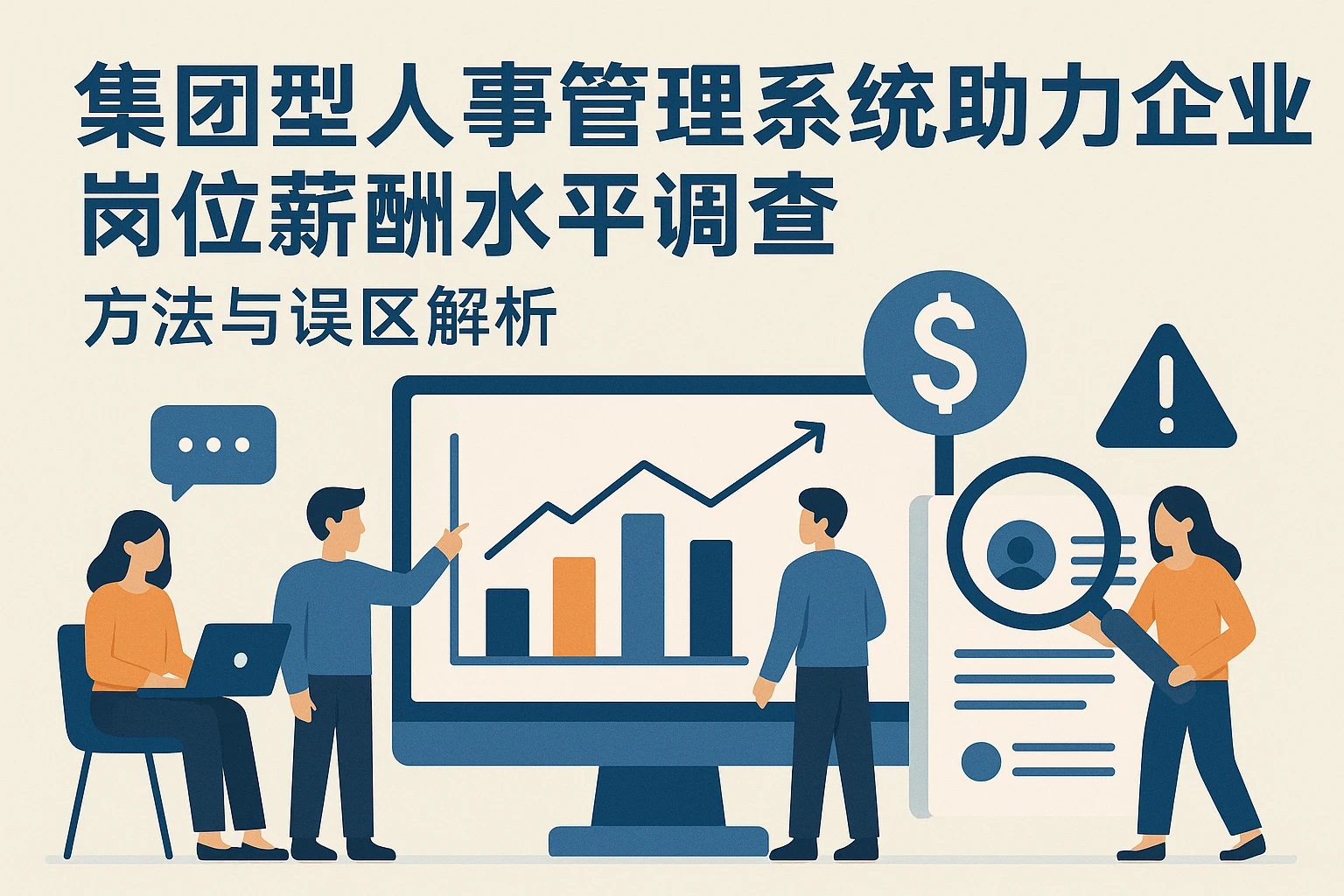 集团型人事管理系统助力企业岗位薪酬水平调查：方法与误区解析