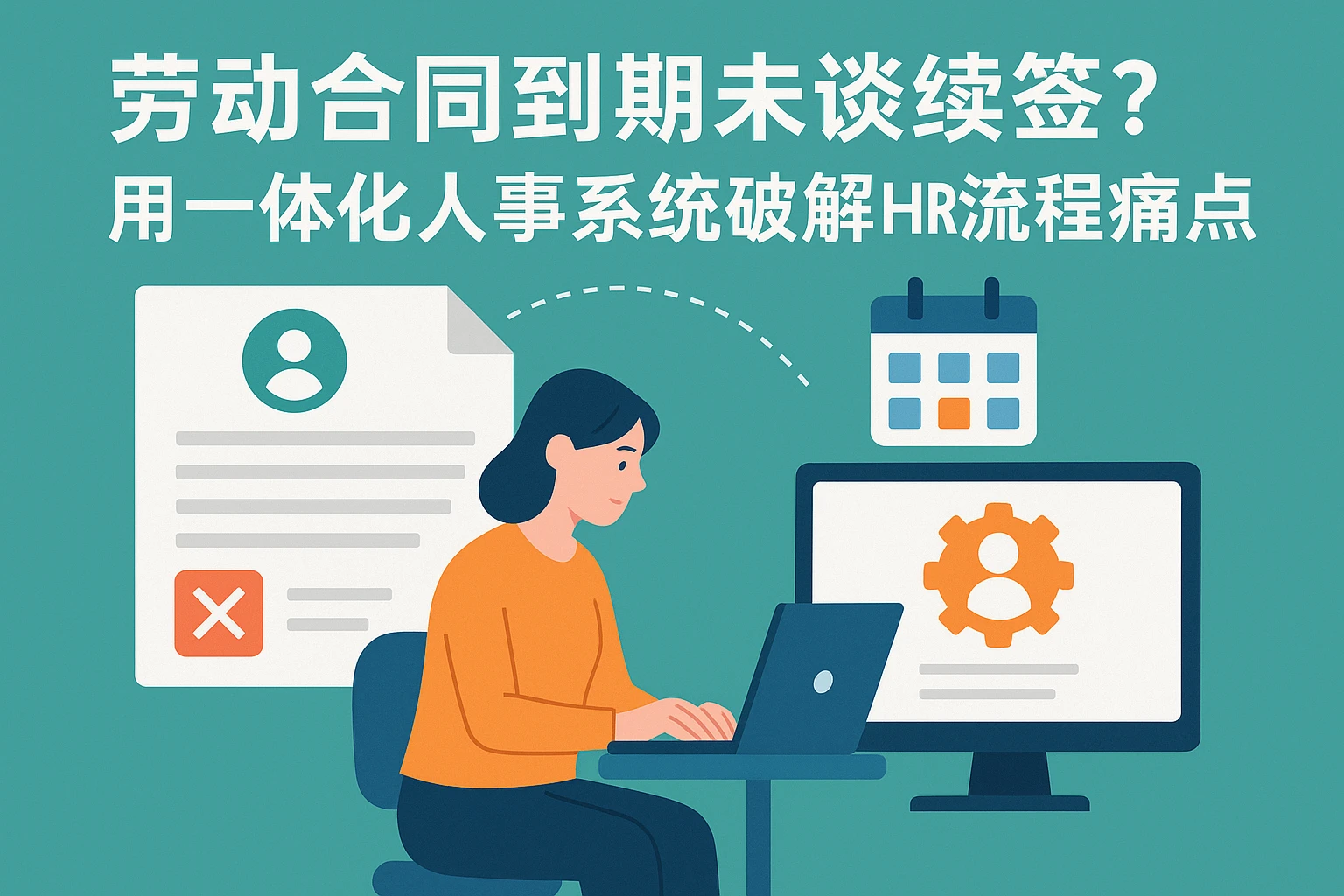 劳动合同到期未谈续签？用一体化人事系统破解HR流程痛点