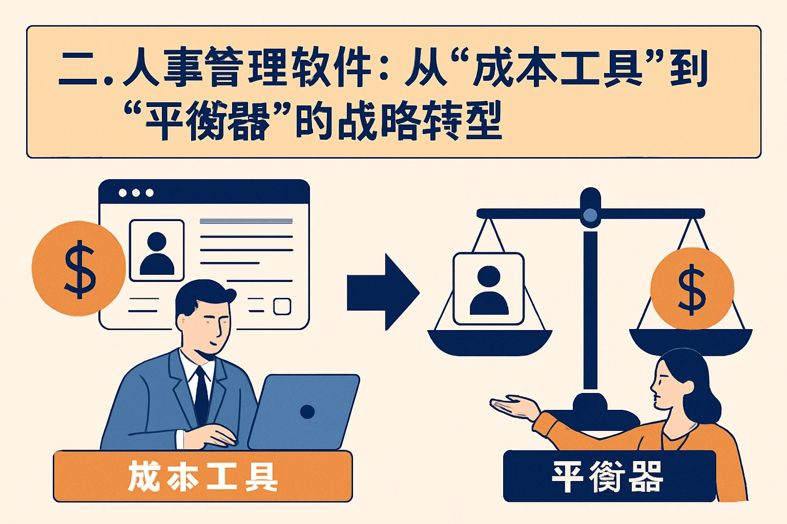 二、人事管理软件：从“成本工具”到“平衡器”的战略转型