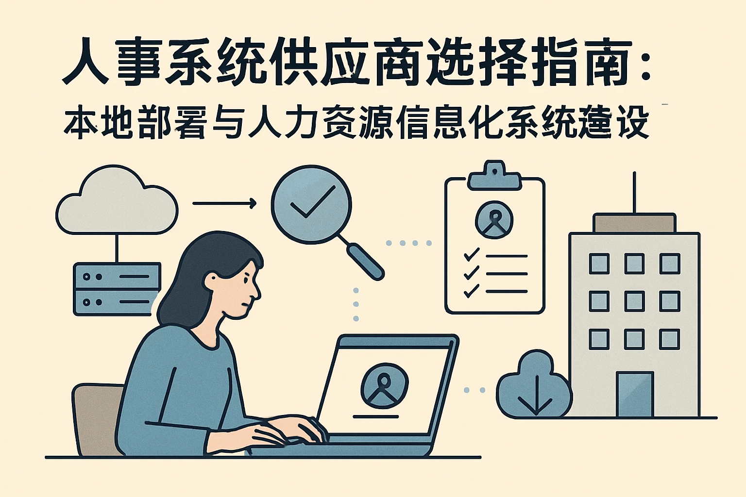 人事系统供应商选择指南:本地部署与人力资源信息化系统建设