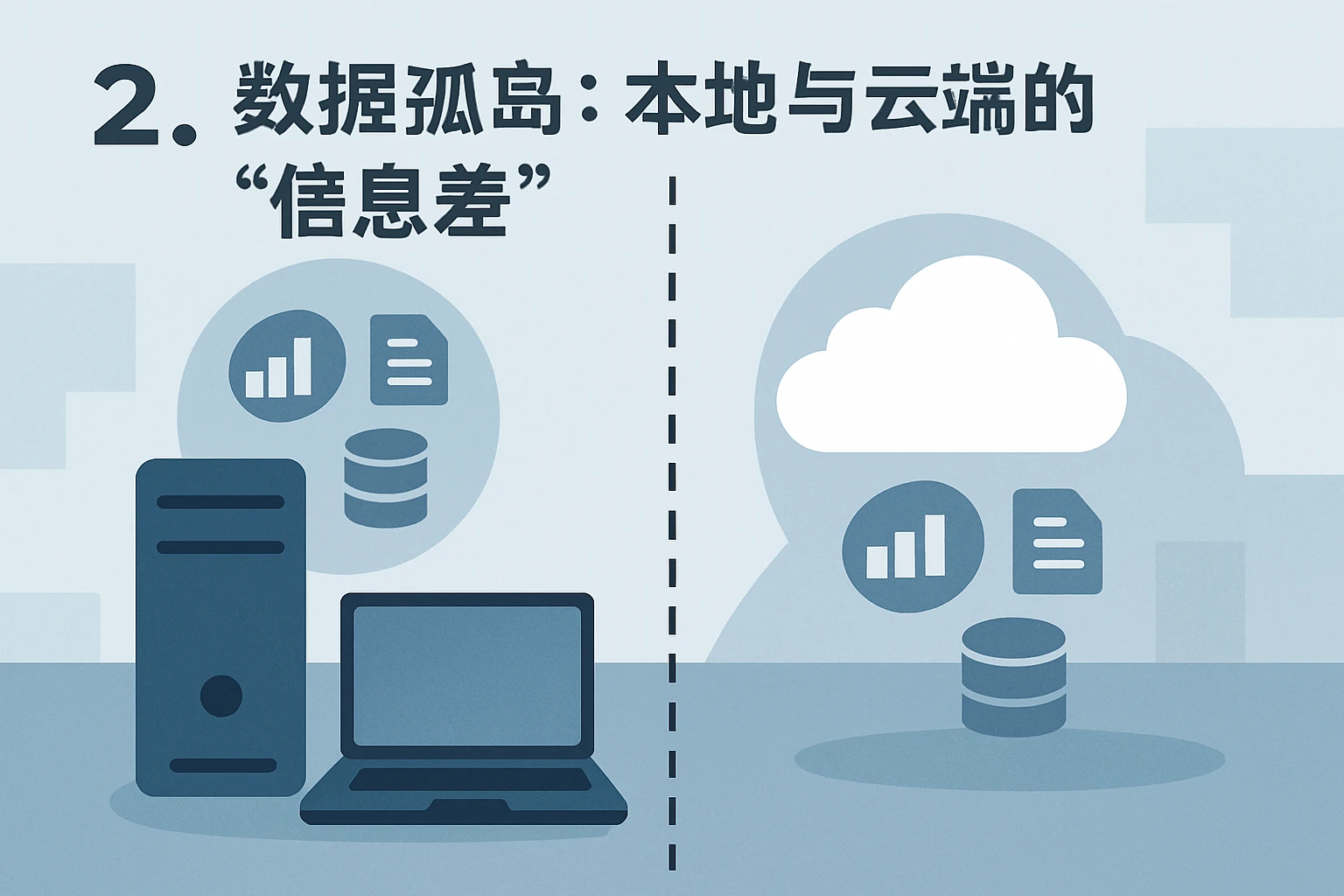 2. 数据孤岛：本地与云端的“信息差”