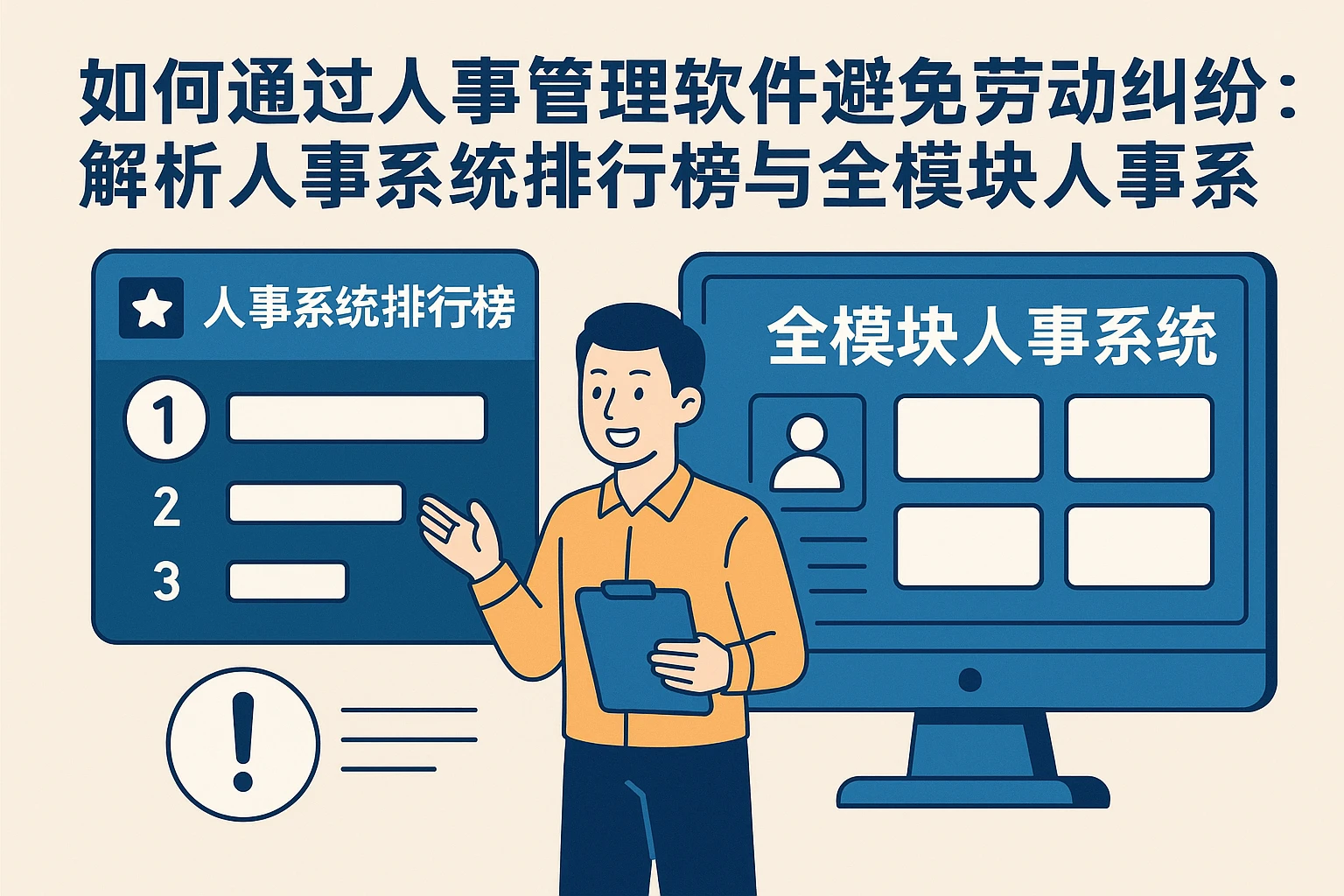 如何通过人事管理软件避免劳动纠纷：解析人事系统排行榜与全模块人事系统