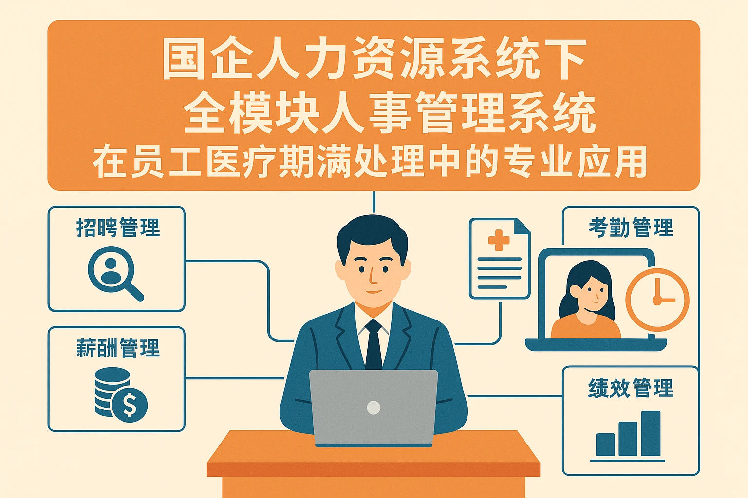 国企人力资源系统下全模块人事管理系统在员工医疗期满处理中的专业应用