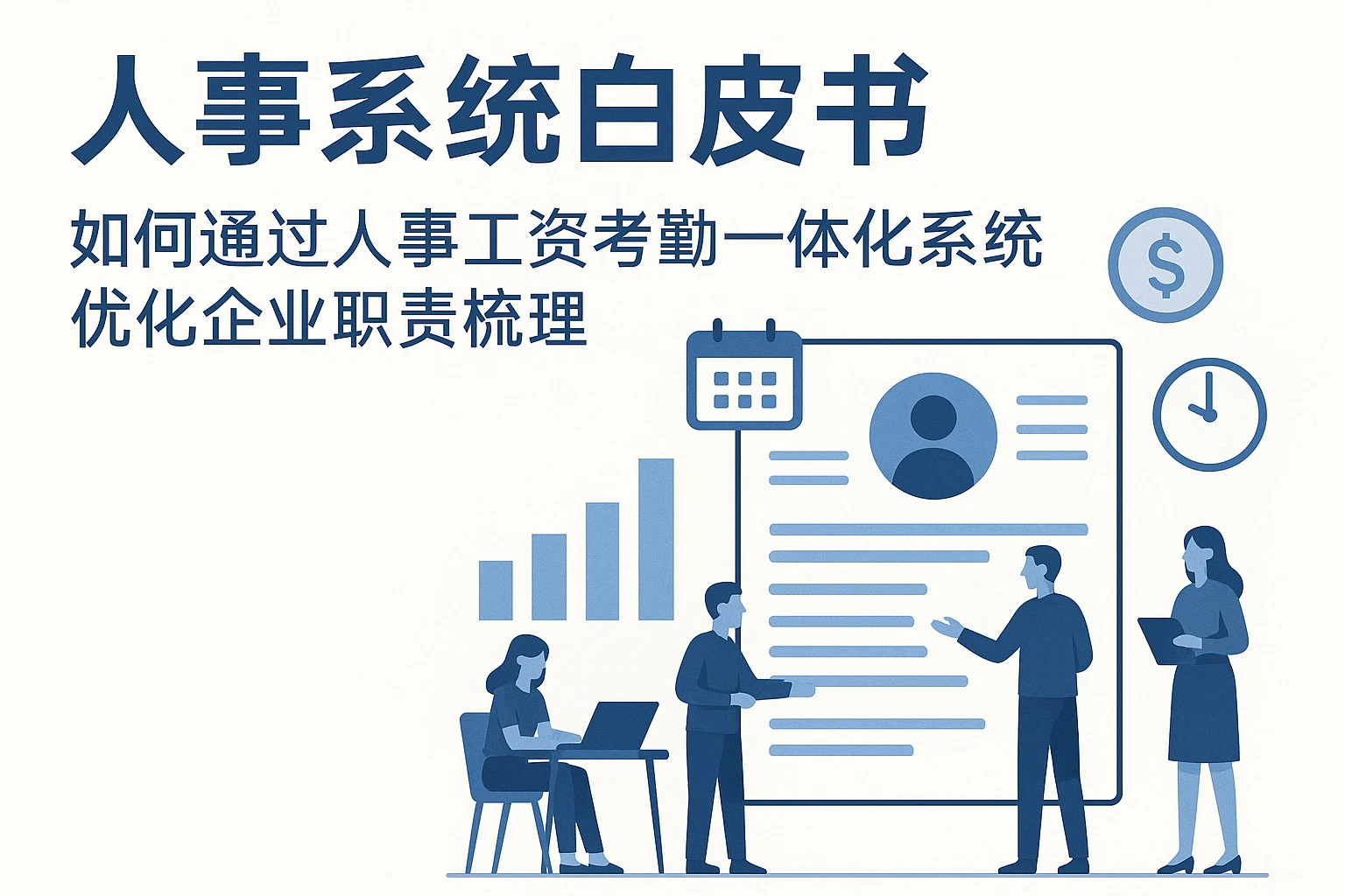 人事系统白皮书:如何通过人事工资考勤一体化系统优化企业职责梳理