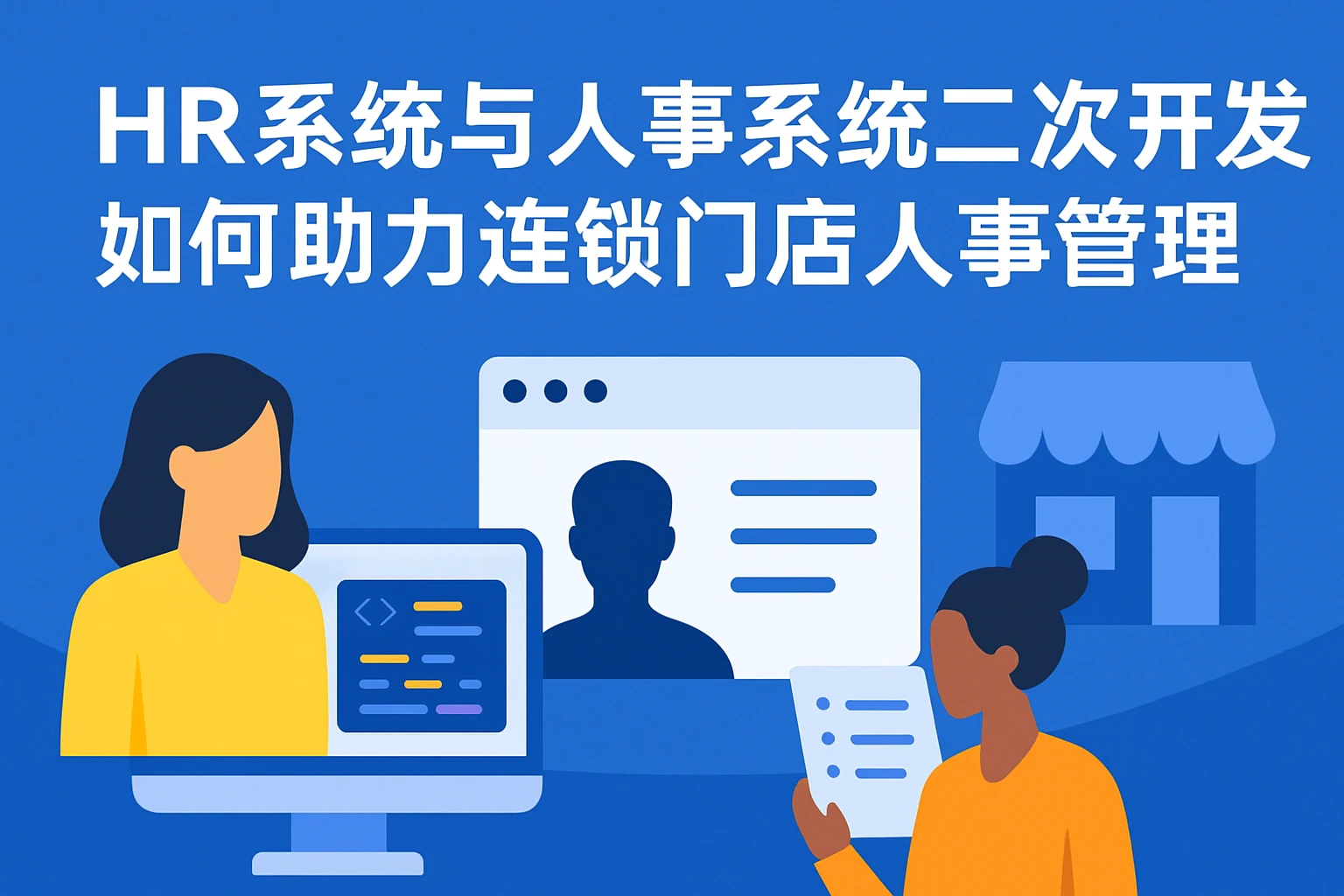 HR系统与人事系统二次开发如何助力连锁门店人事管理