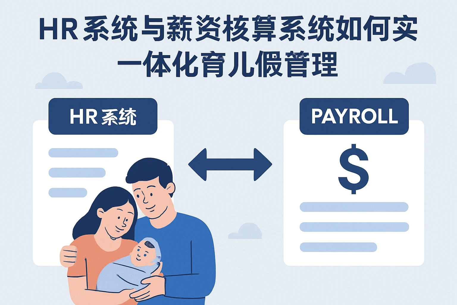 HR系统与薪资核算系统如何实现一体化育儿假管理