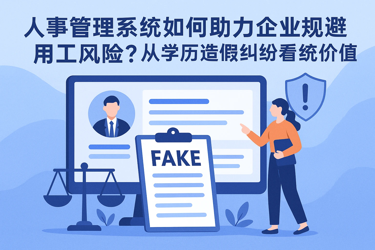 人事管理系统如何助力企业规避用工风险？从学历造假纠纷看系统价值