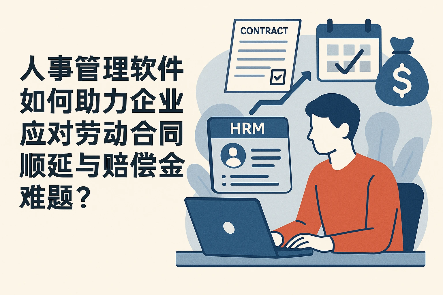 人事管理软件如何助力企业应对劳动合同顺延与赔偿金难题?