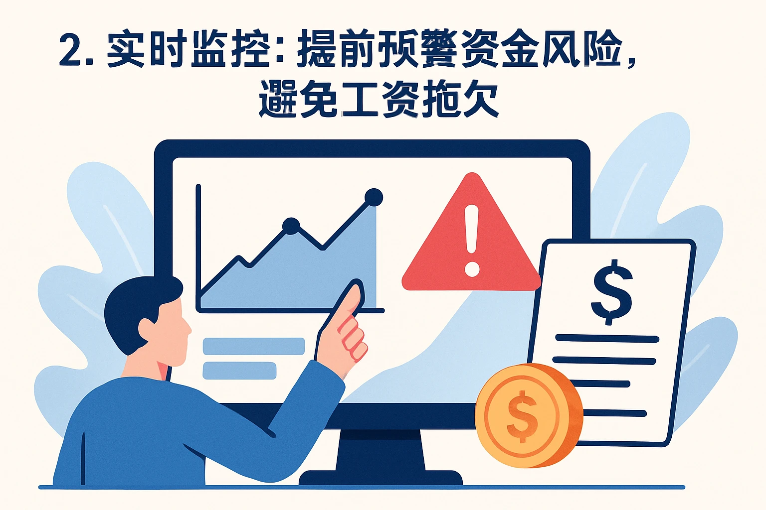 2. 实时监控:提前预警资金风险,避免工资拖欠