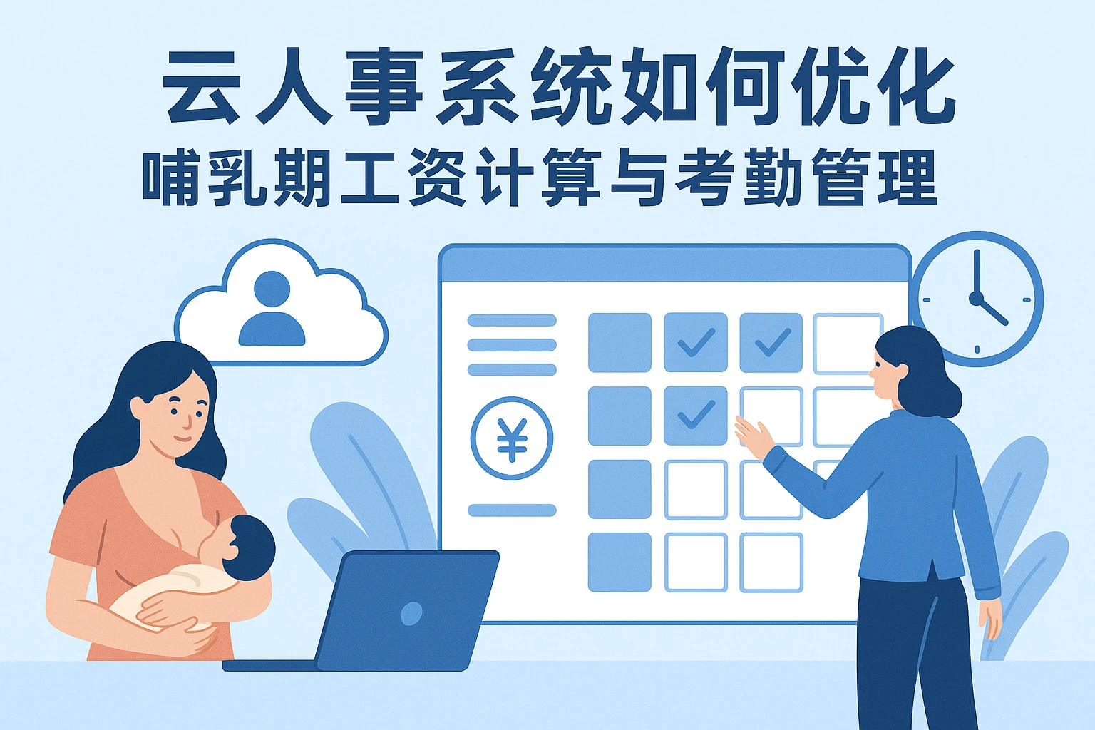 云人事系统如何优化哺乳期工资计算与考勤管理