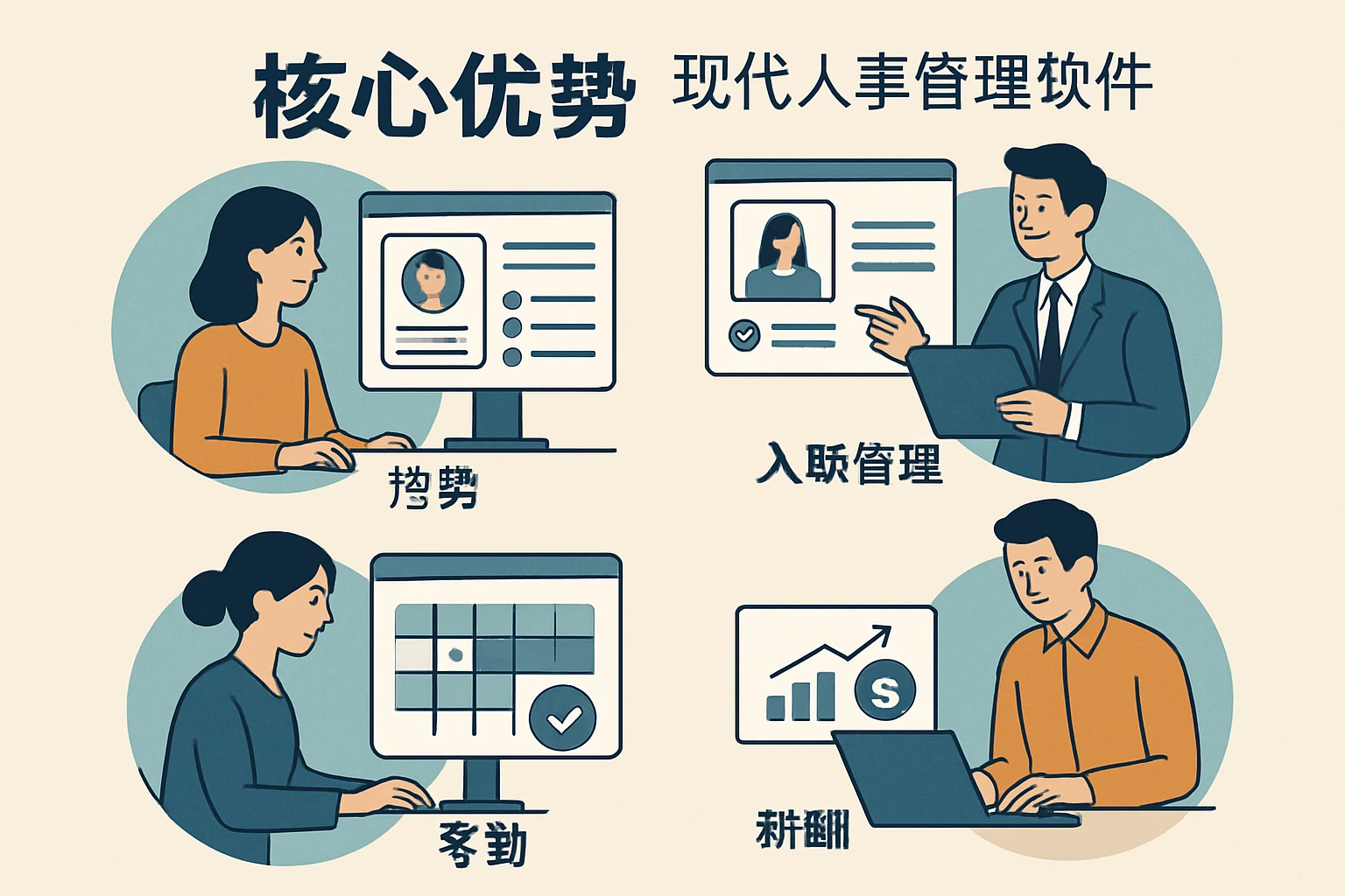现代人事管理软件的核心优势