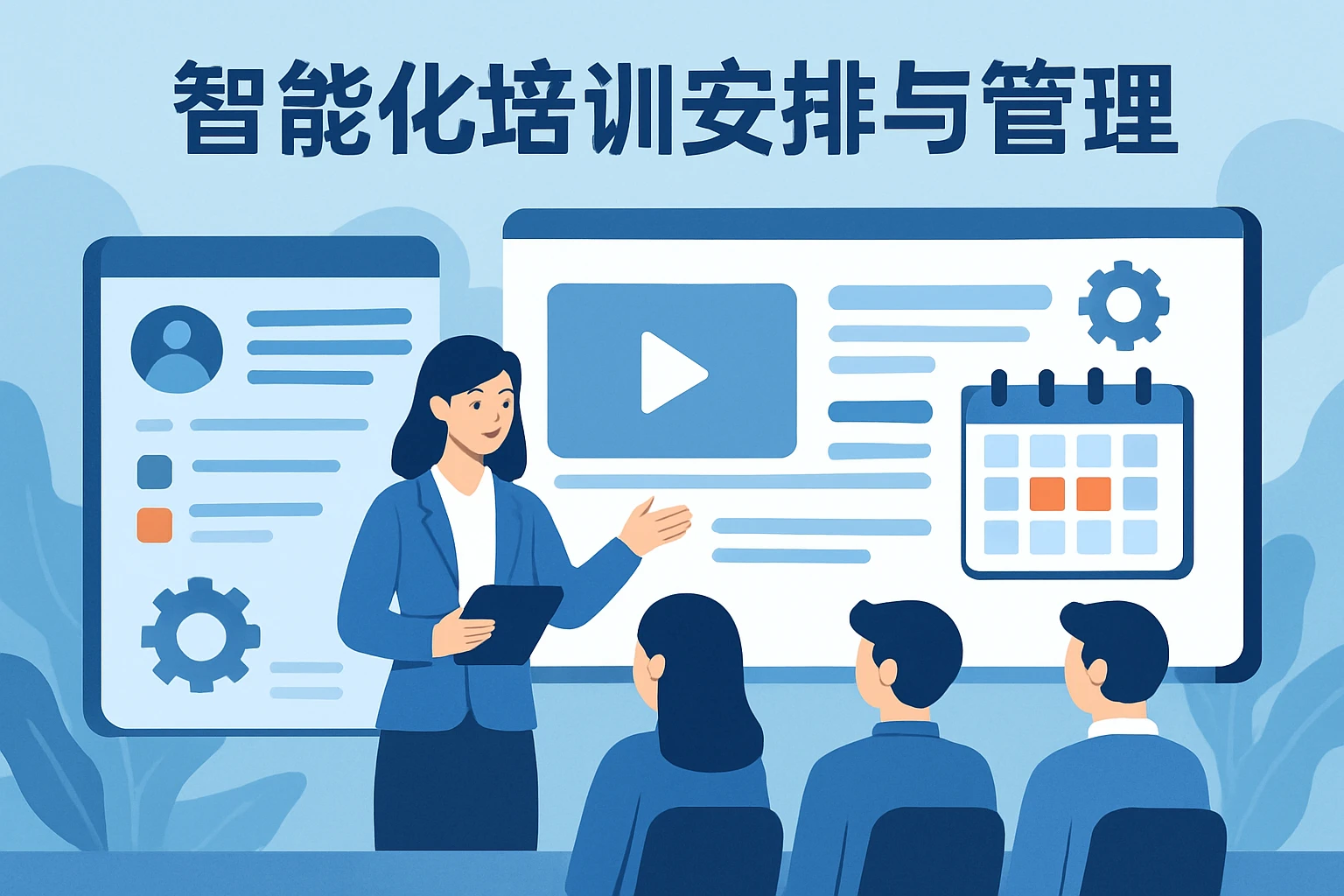 智能化培训安排与管理