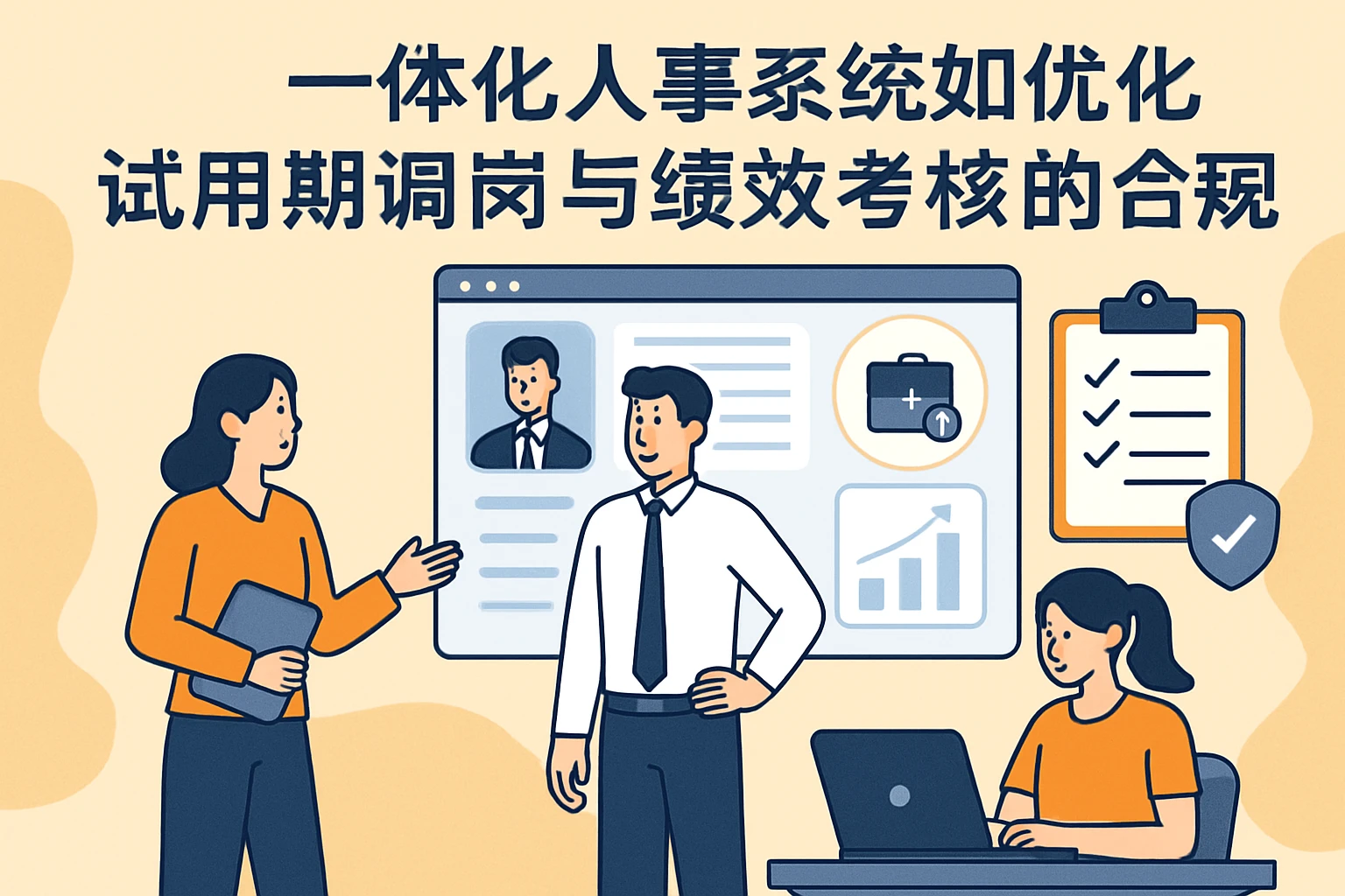 一体化人事系统如何优化试用期调岗与绩效考核的合规管理