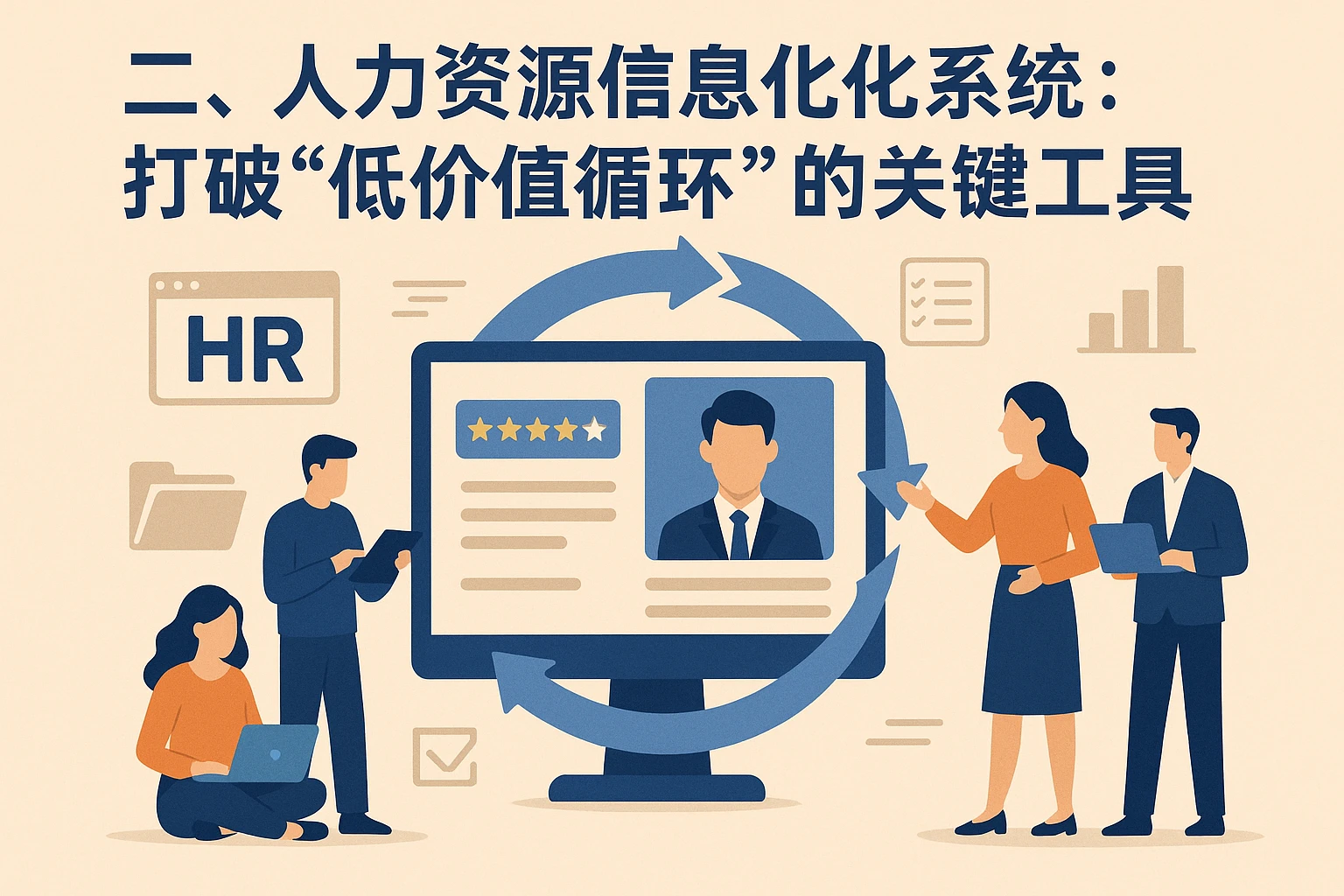 二、人力资源信息化系统：打破“低价值循环”的关键工具
