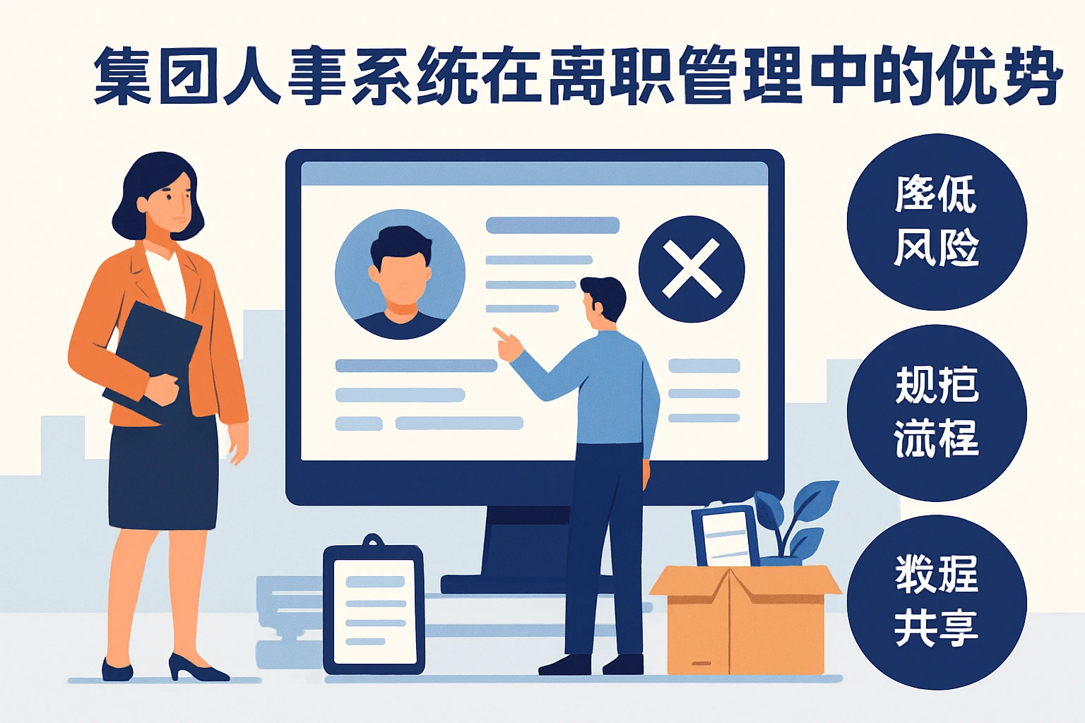 集团人事系统在离职管理中的优势