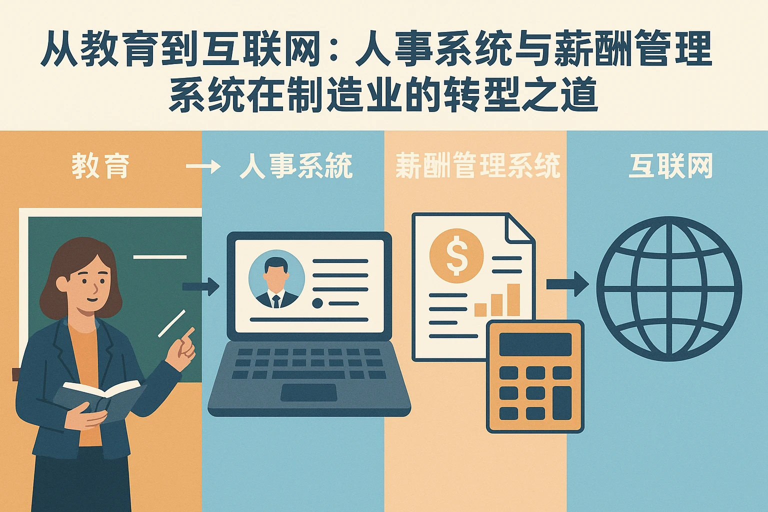 从教育到互联网：人事系统与薪酬管理系统在制造业的转型之道