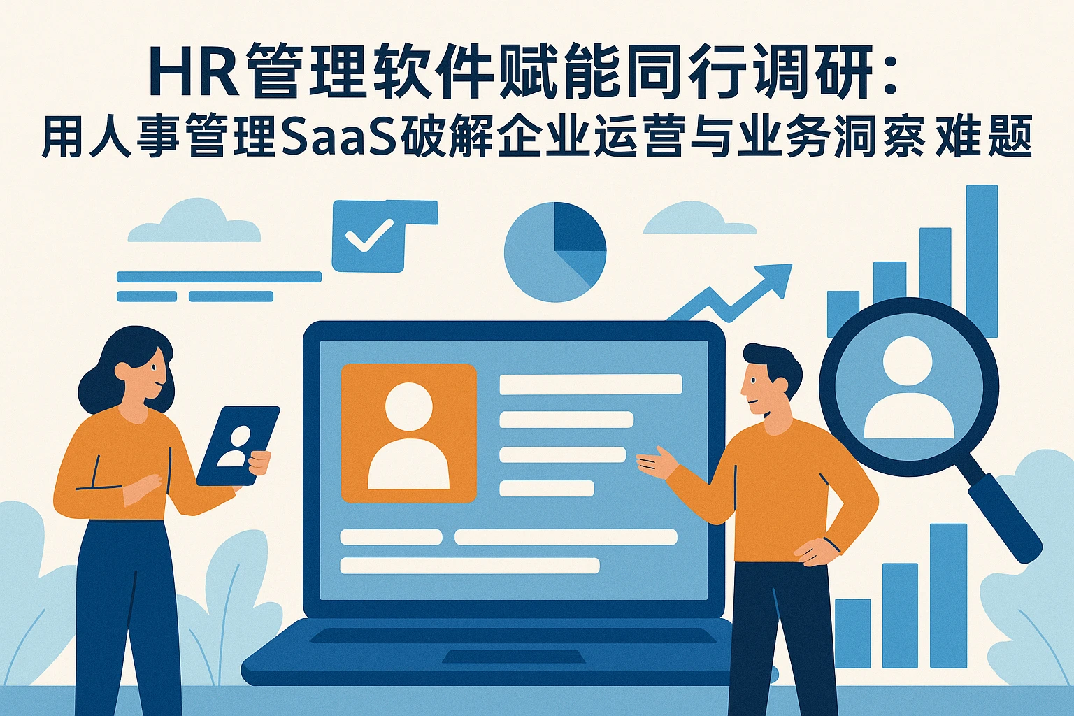 HR管理软件赋能同行调研：用人事管理SaaS破解企业运营与业务洞察难题