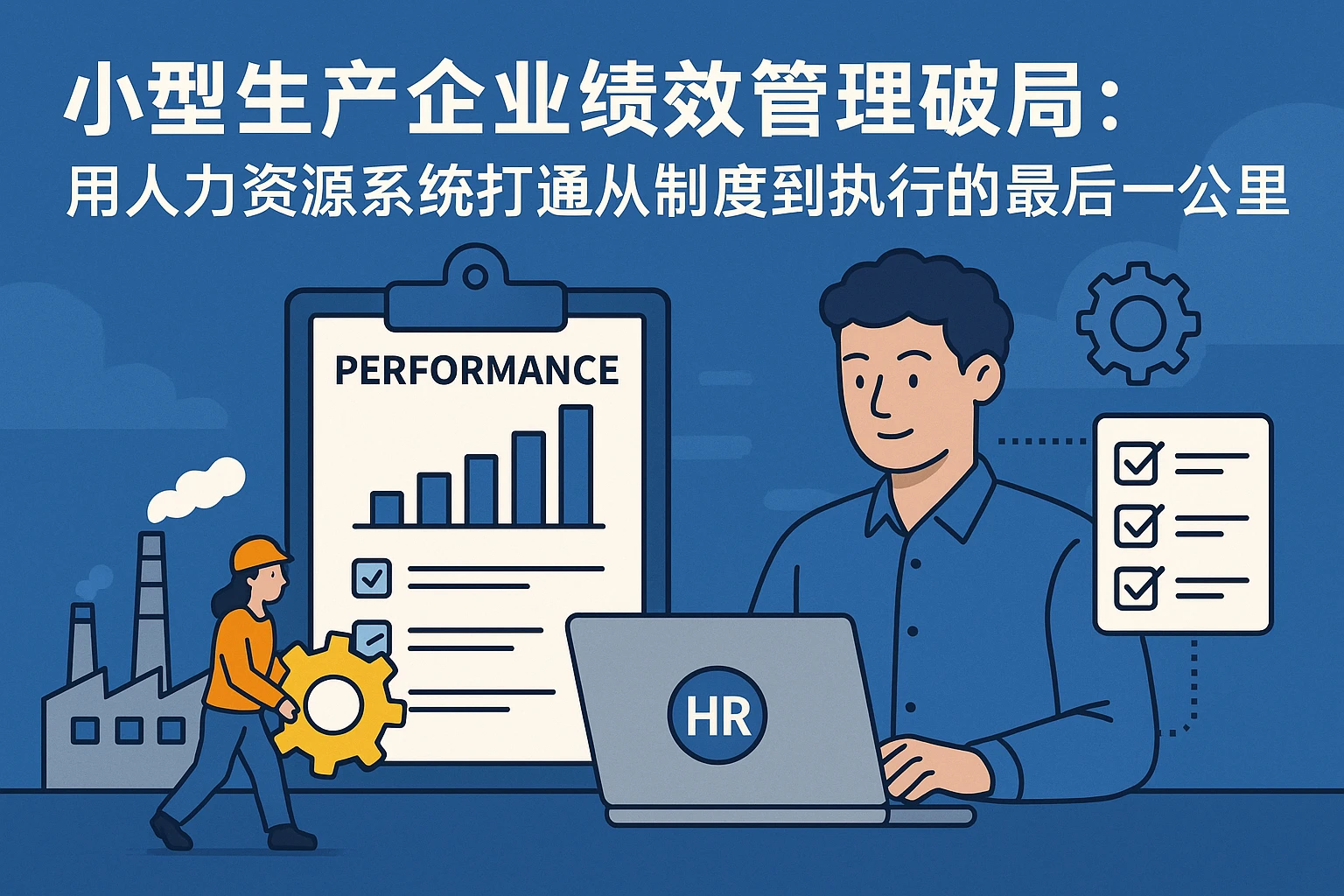 小型生产企业绩效管理破局：用人力资源系统打通从制度到执行的最后一公里
