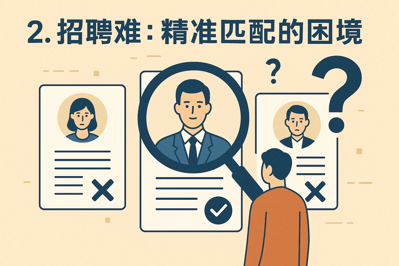2. 招聘难：精准匹配的困境