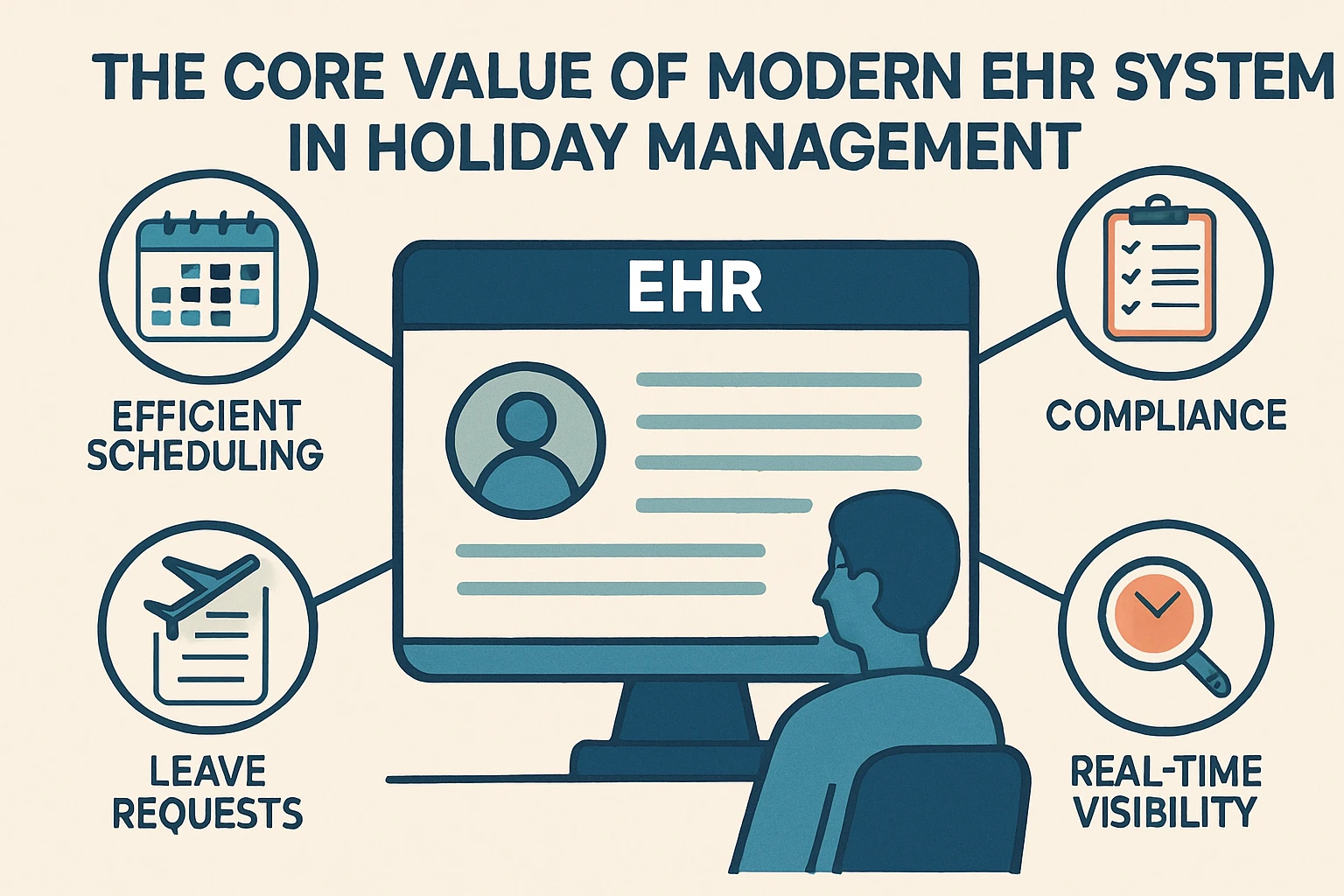 现代EHR系统在假期管理中的核心价值