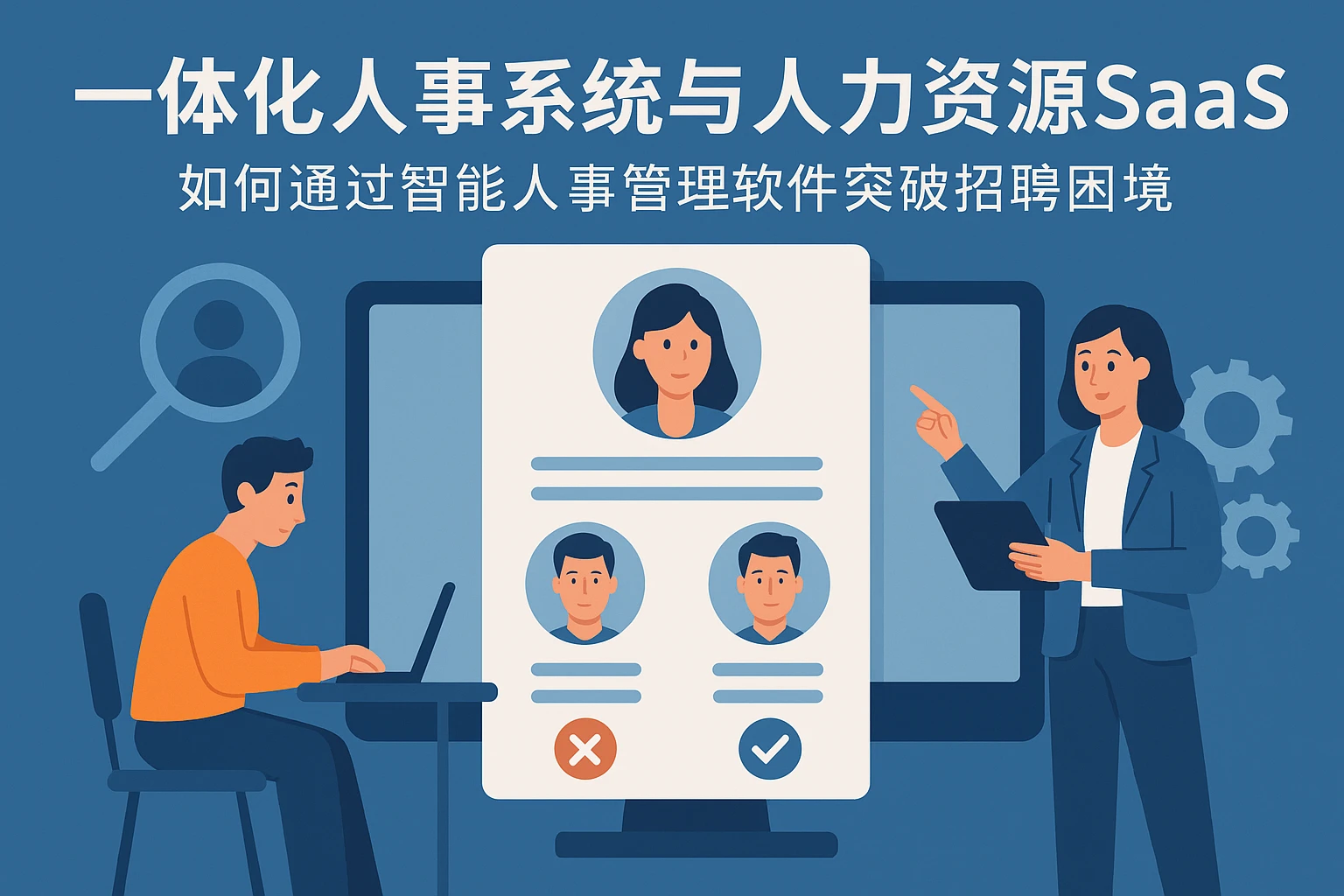 一体化人事系统与人力资源SaaS：如何通过智能人事管理软件突破招聘困境