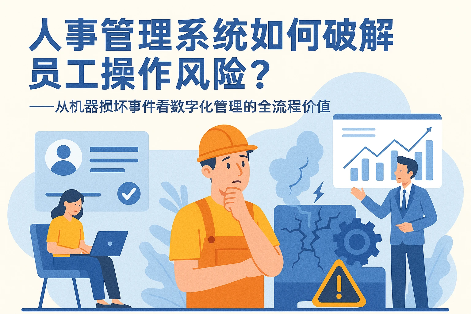 人事管理系统如何破解员工操作风险?——从机器损坏事件看数字化管理的全流程价值