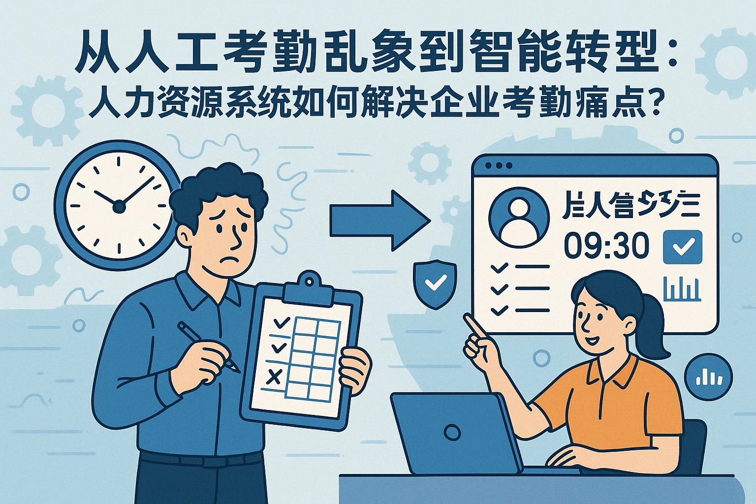 从人工考勤乱象到智能转型:人力资源系统如何解决企业考勤痛点?
