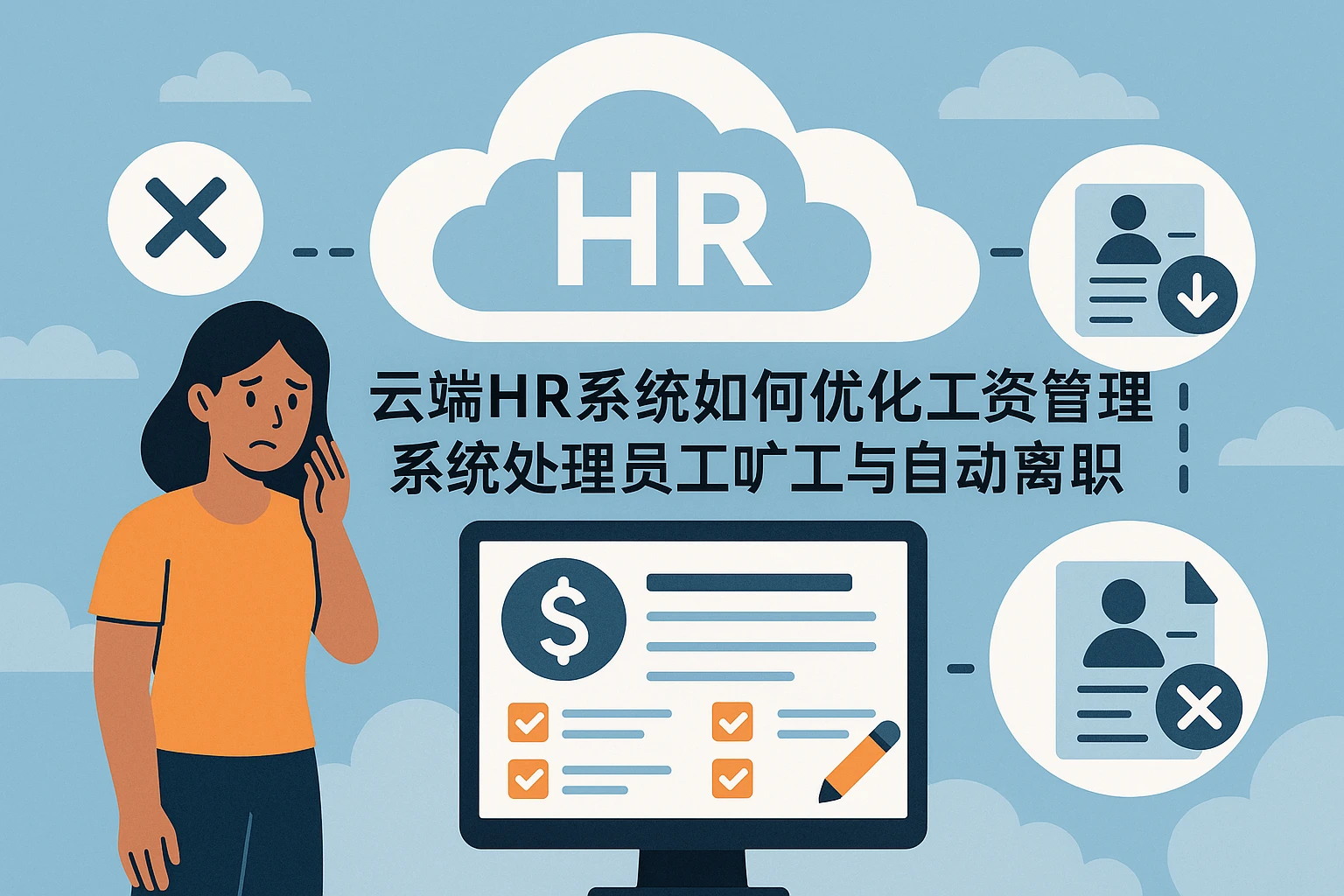 云端HR系统如何优化工资管理系统处理员工旷工与自动离职问题