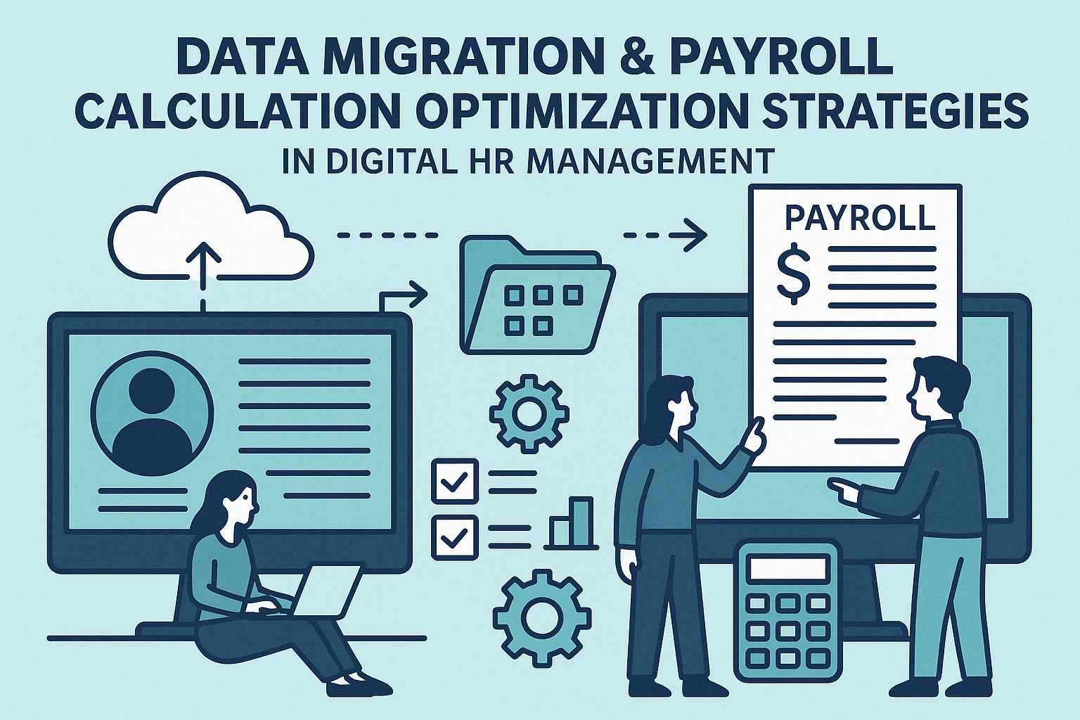 数字化人事管理系统中的数据迁移与薪资计算优化策略