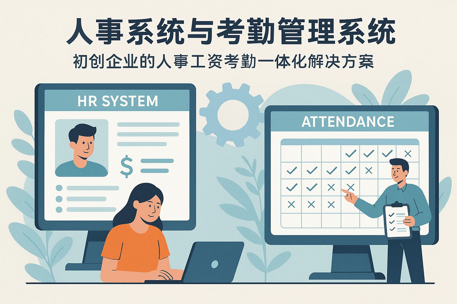 人事系统与考勤管理系统：初创企业的人事工资考勤一体化解决方案