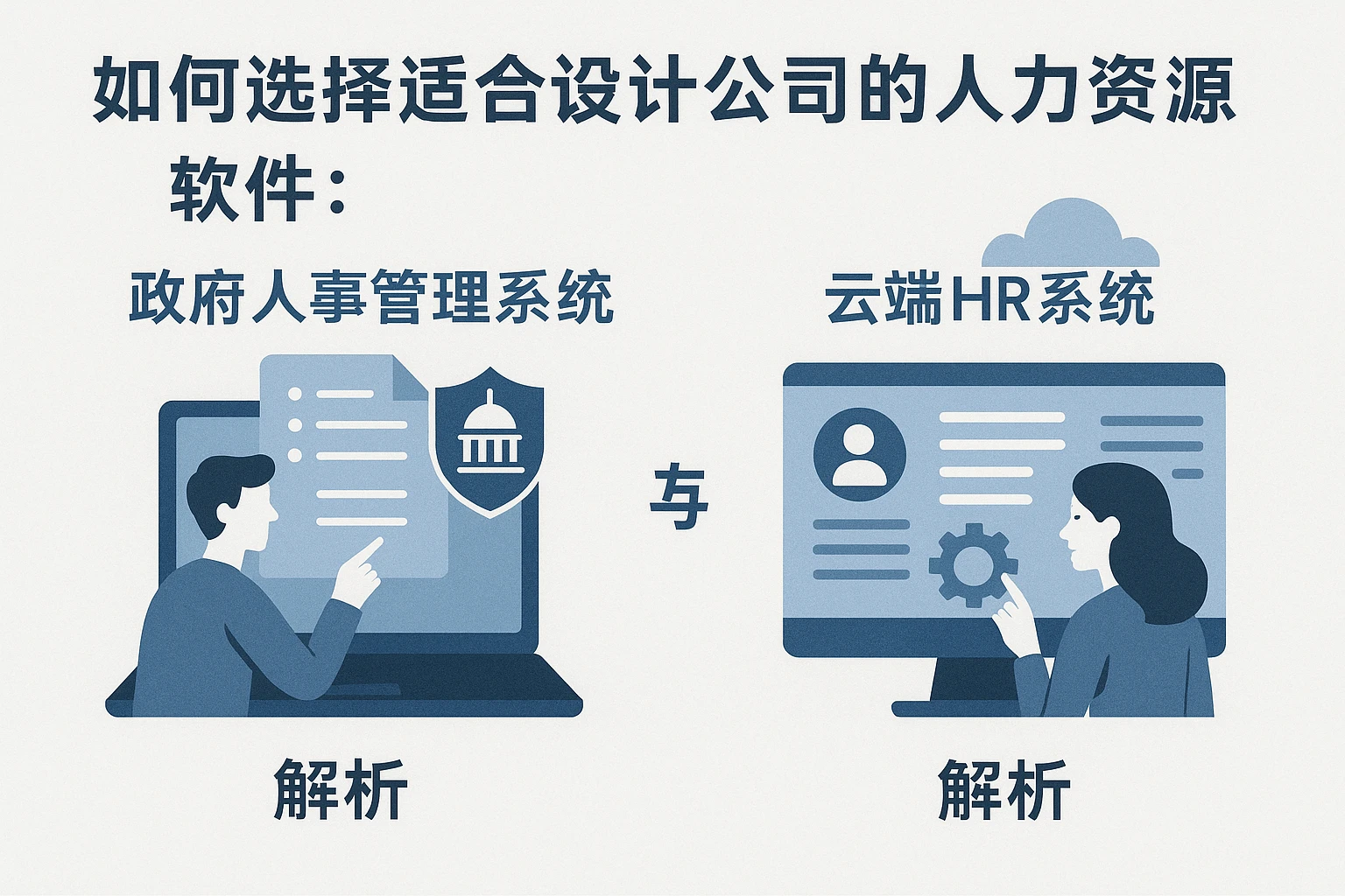 如何选择适合设计公司的人力资源软件：政府人事管理系统与云端HR系统解析