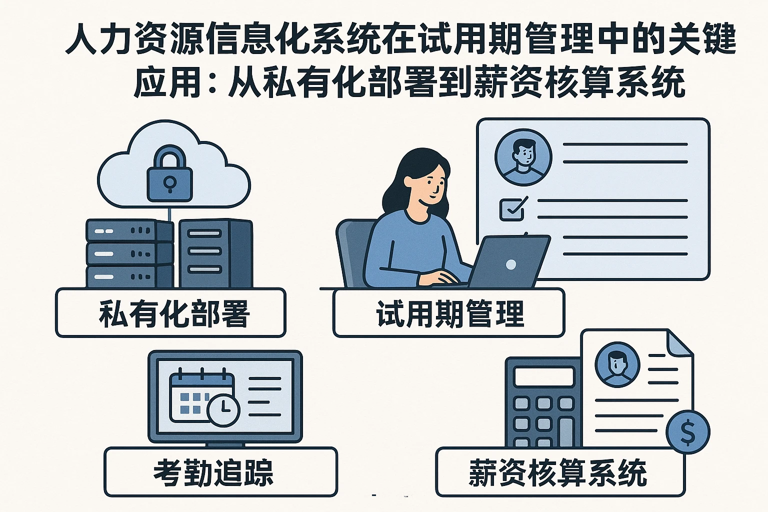 人力资源信息化系统在试用期管理中的关键应用：从私有化部署到薪资核算系统