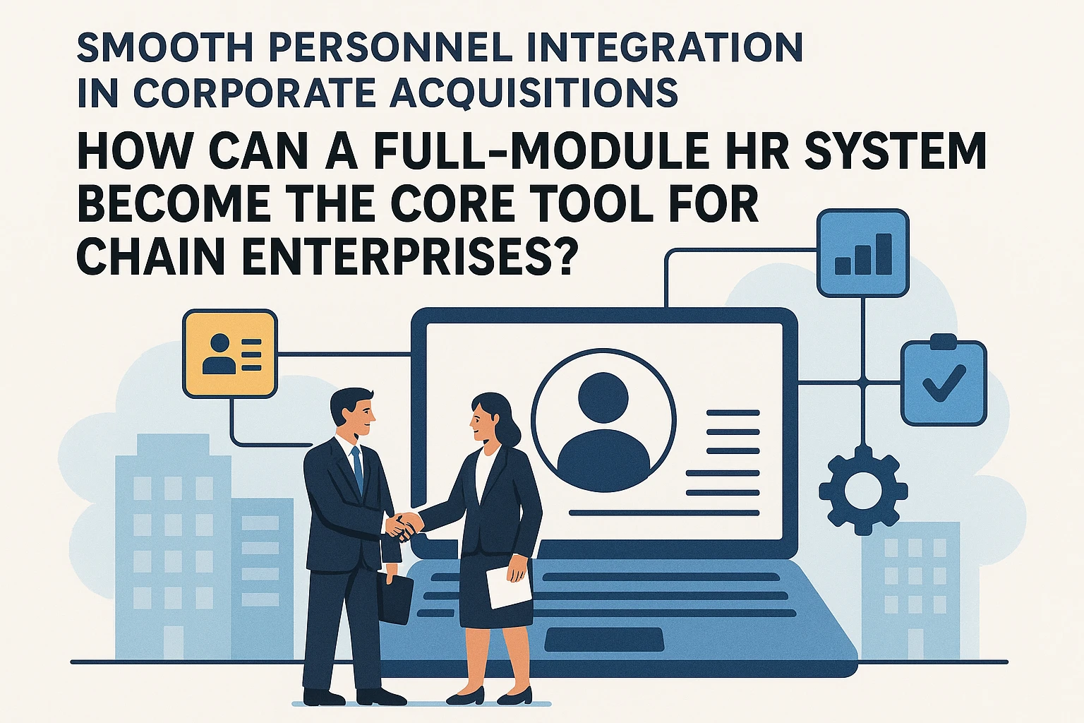 企业收购中的人事平稳整合：全模块人事系统如何成为连锁企业的核心工具？