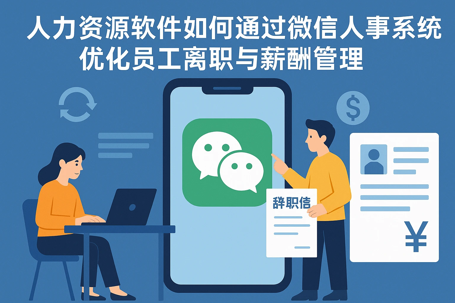 人力资源软件如何通过微信人事系统优化员工离职与薪酬管理