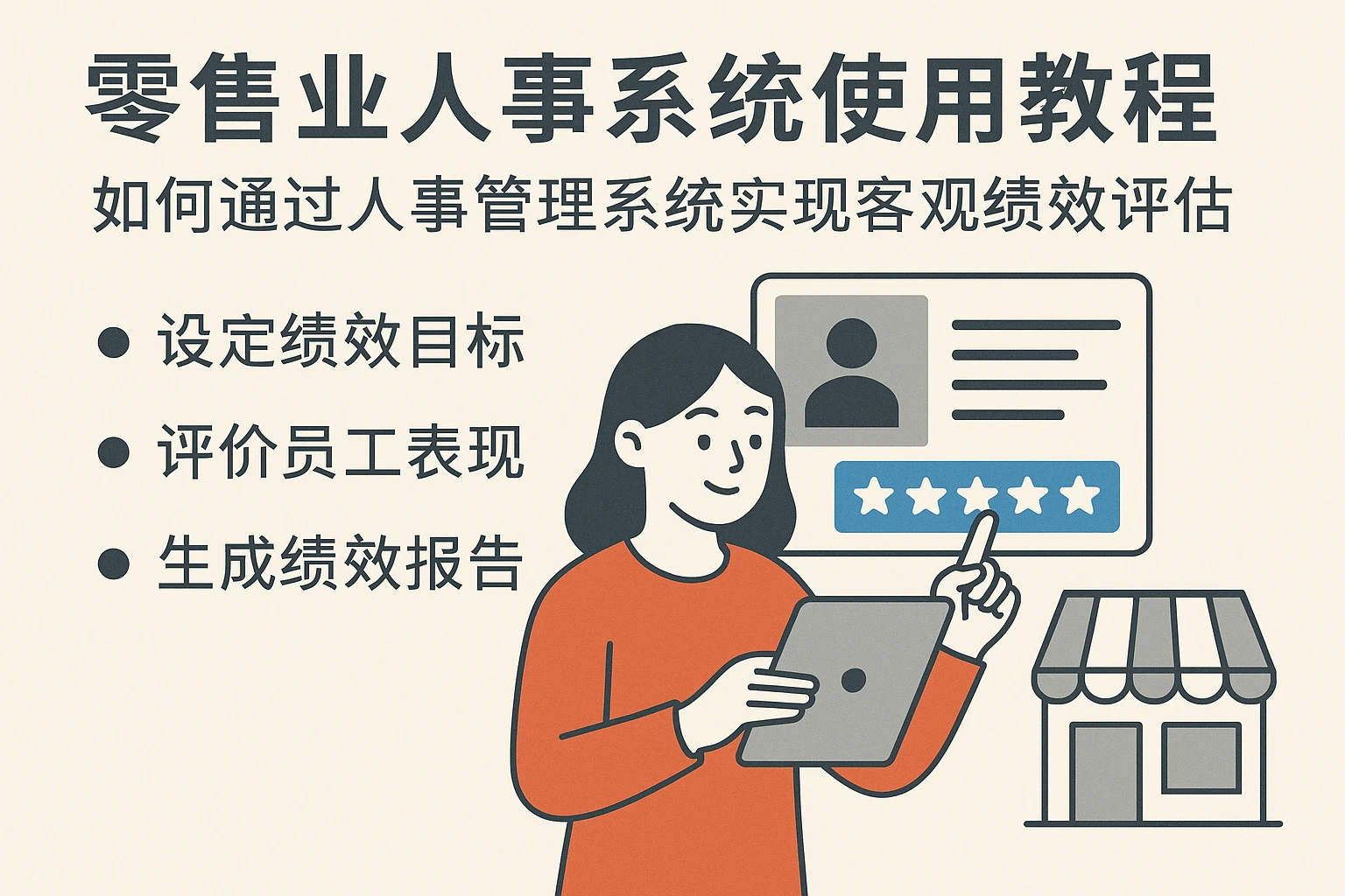 零售业人事系统使用教程:如何通过人事管理系统实现客观绩效评估