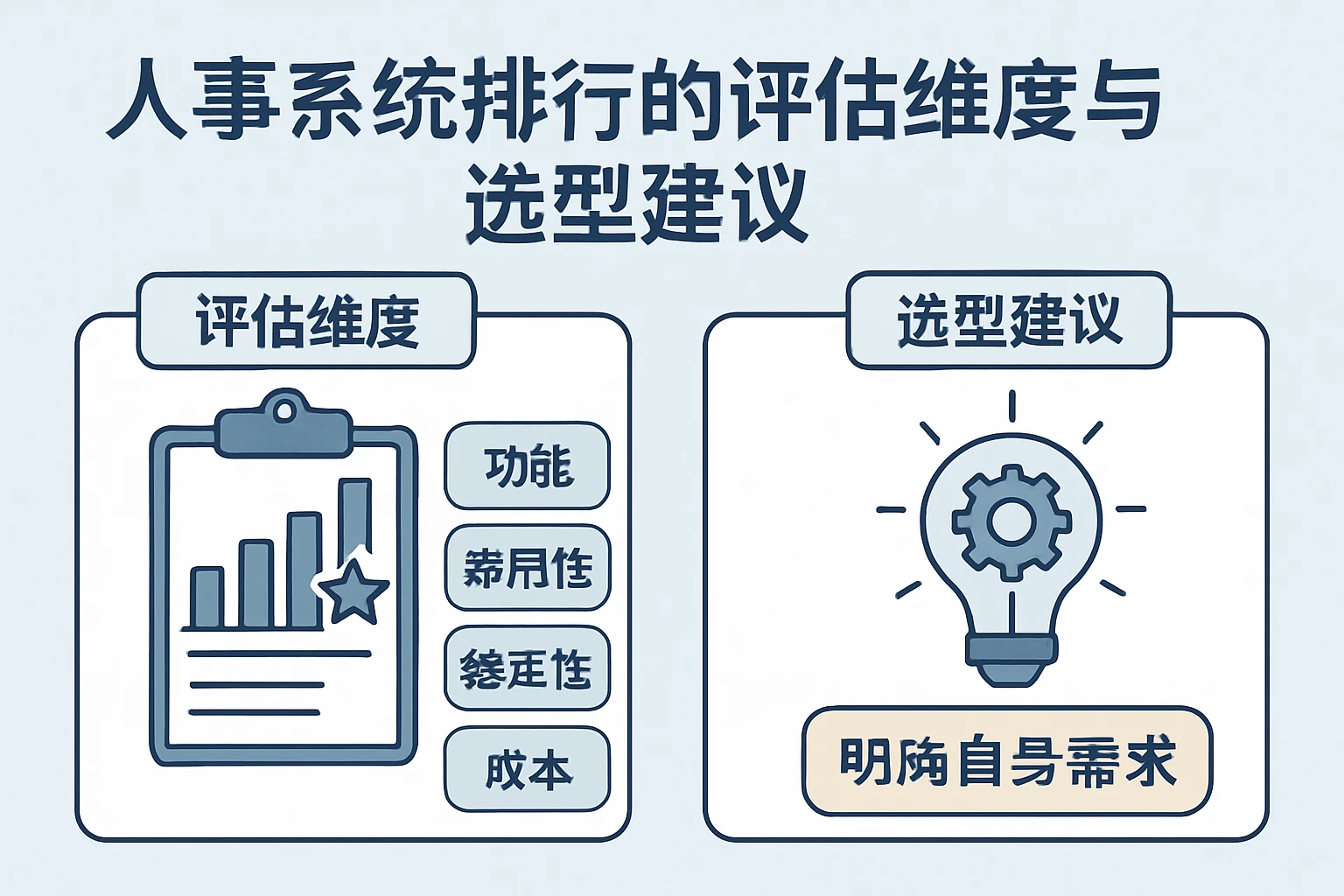 人事系统排行榜的评估维度与选型建议