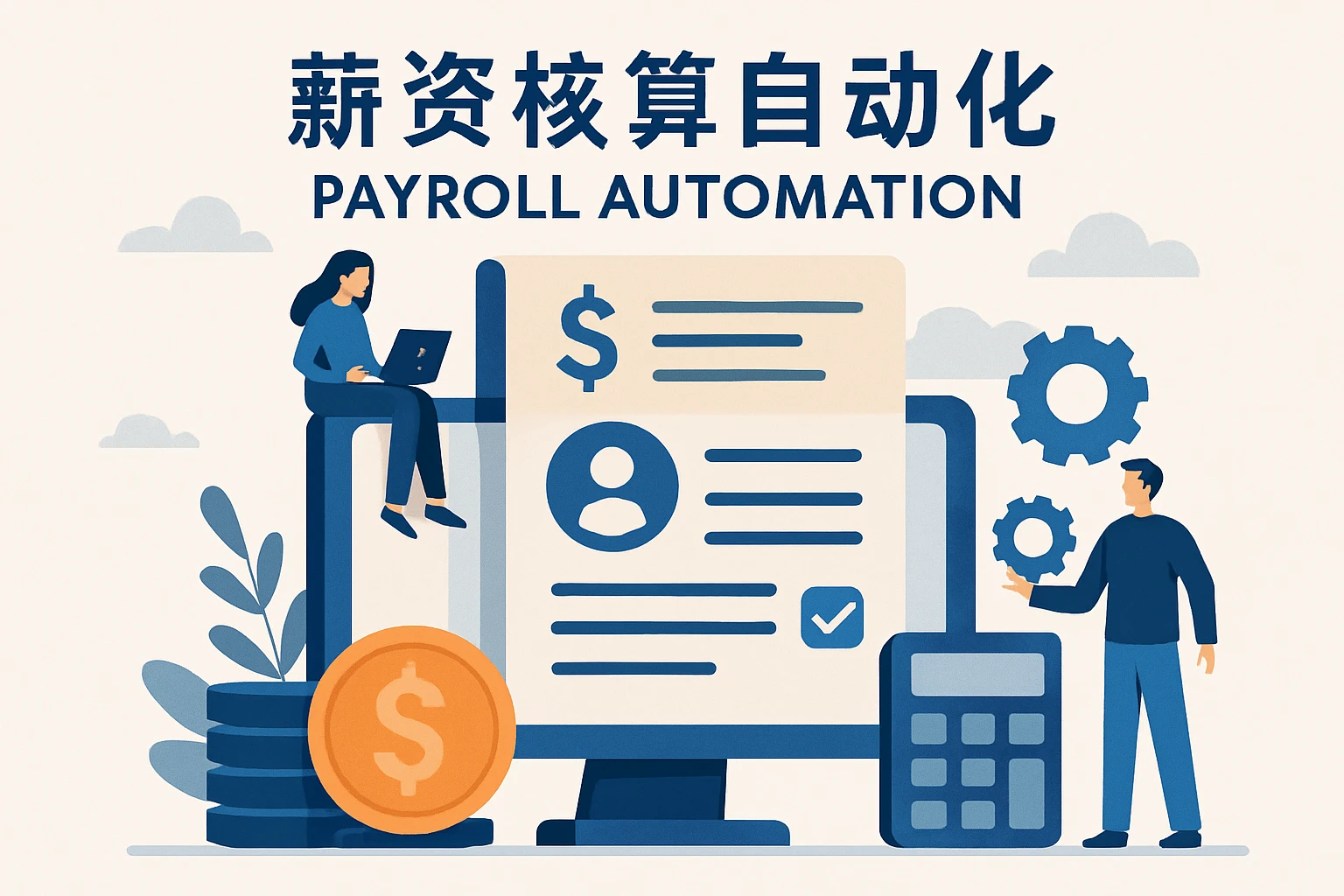薪资核算自动化
