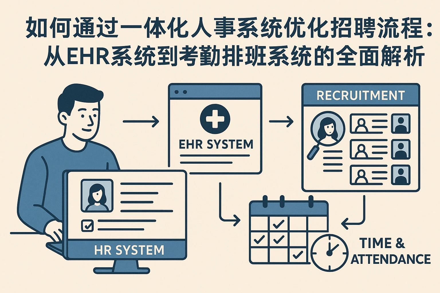 如何通过一体化人事系统优化招聘流程：从EHR系统到考勤排班系统的全面解析