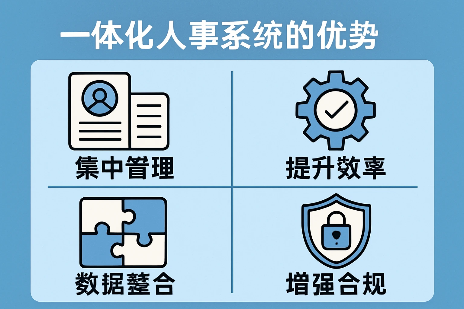 一体化人事系统的优势