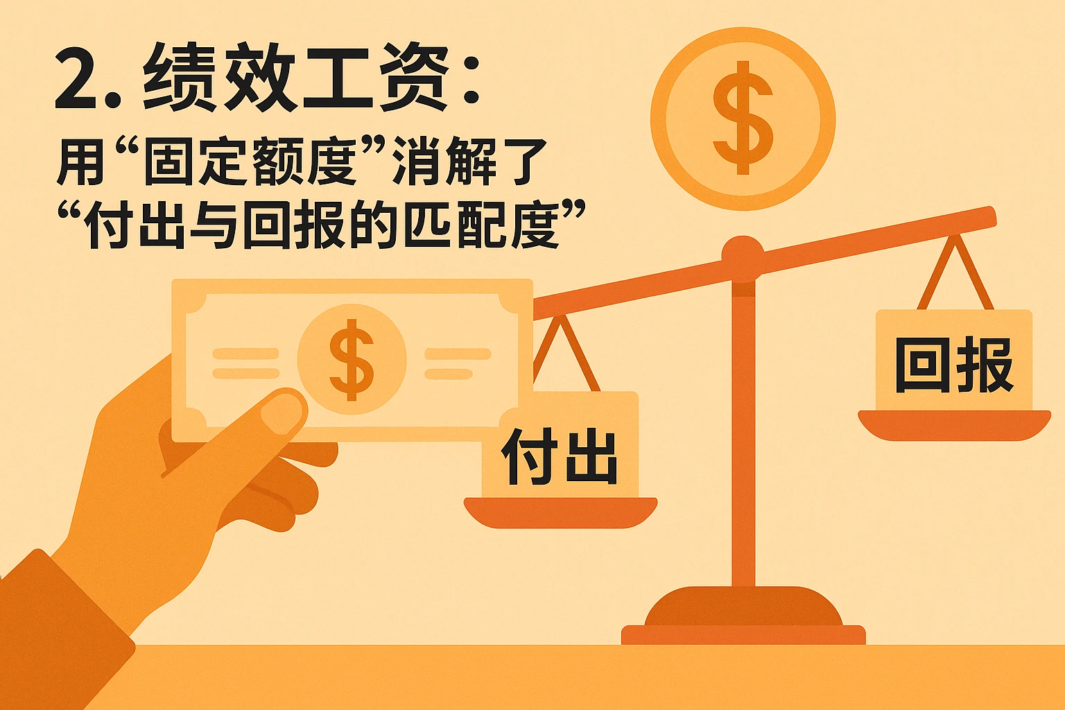 2. 绩效工资:用“固定额度”消解了“付出与回报的匹配度”