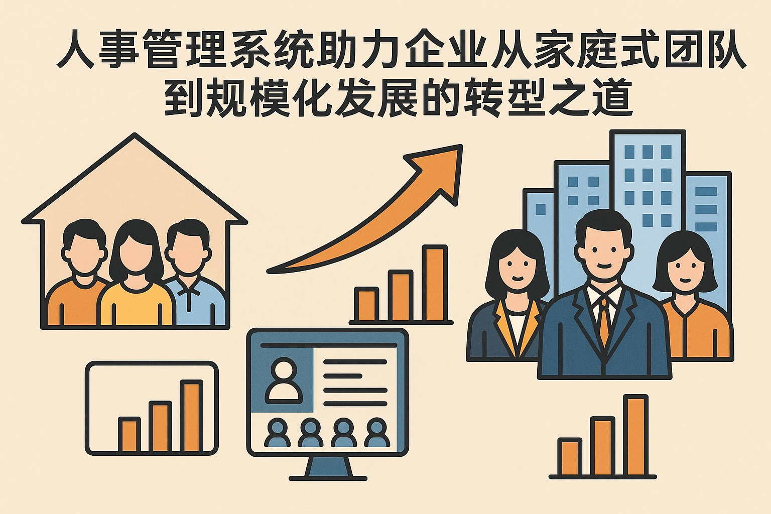 人事管理系统助力企业从家庭式团队到规模化发展的转型之道