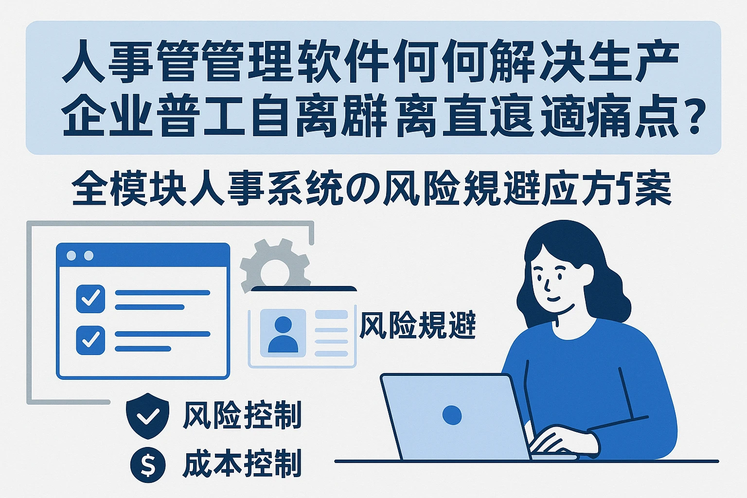 人事管理软件如何解决生产企业普工自离痛点？全模块人事系统的风险规避与成本控制方案