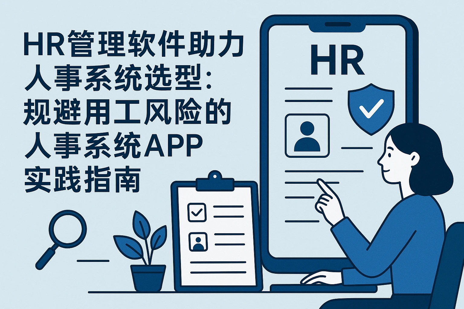 HR管理软件助力人事系统选型：规避用工风险的人事系统APP实践指南