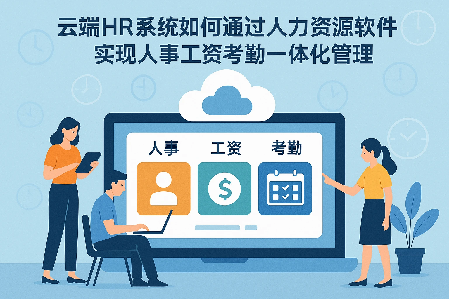 云端HR系统如何通过人力资源软件实现人事工资考勤一体化管理