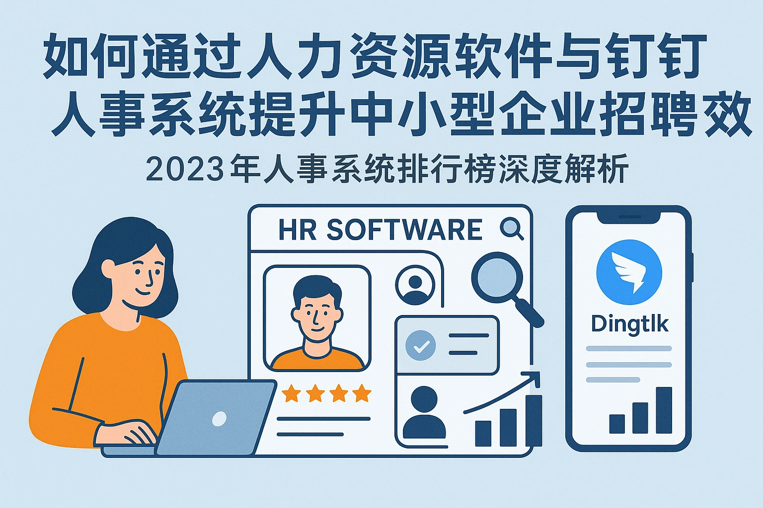 如何通过人力资源软件与钉钉人事系统提升中小型企业招聘效率 - 2023年人事系统排行榜深度解析