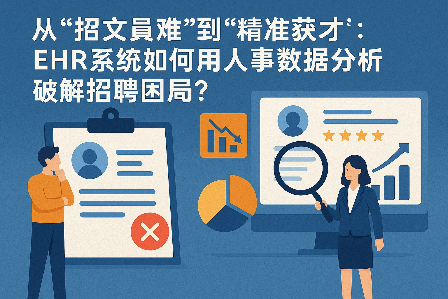 从“招文员难”到“精准获才”：EHR系统如何用人事数据分析破解招聘困局？