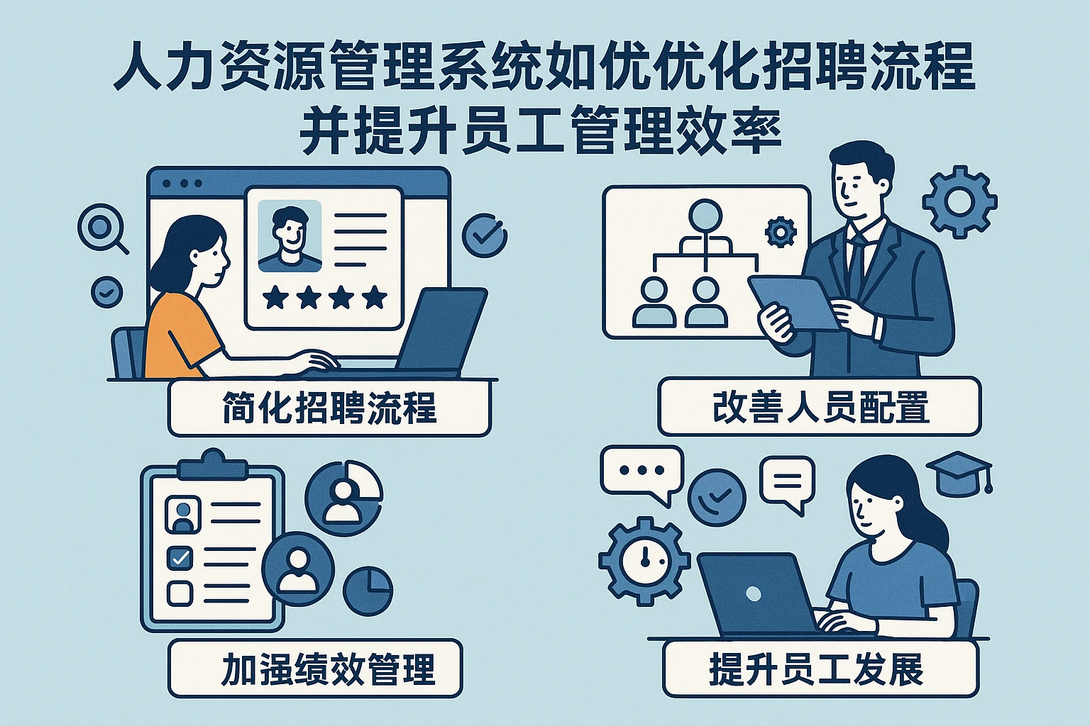 人力资源管理系统如何优化招聘流程并提升员工管理效率