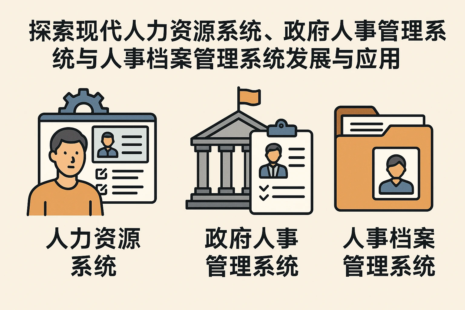 探索现代人力资源系统、政府人事管理系统与人事档案管理系统的发展与应用