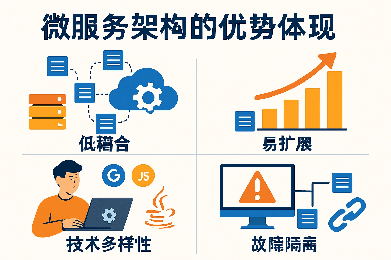 微服务架构的优势体现